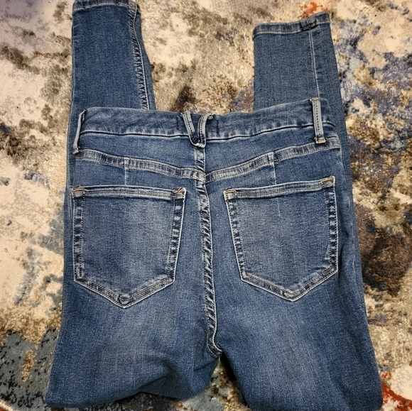 WE THE FREE 29 denim women's jeans skinny 7/8 rise 11" - Picture 9 of 12